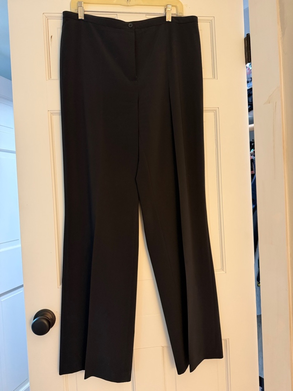 Ladies' Black Wide-Leg Trousers